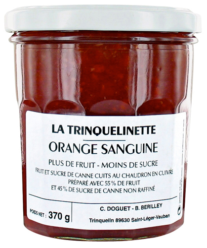 Confiture d'orange sanguine - Trinquelinette